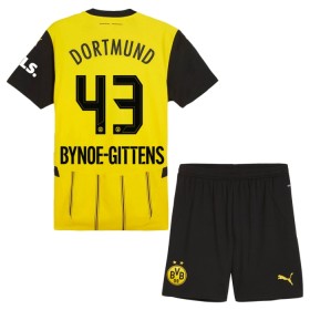Camisola Borussia Dortmund Bynoe Gittens 43 Criança Equipamento Principal 2024-25 Manga Curta